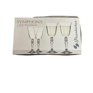 Pasabahce Symphony 4 White Wine‎ Glasses Set 270ml 9.5oz.